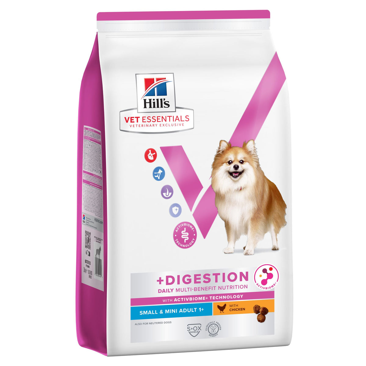 Multi-Benefit + Digestion Adult 1+ Small & Mini Torrfoder Hund Packshot