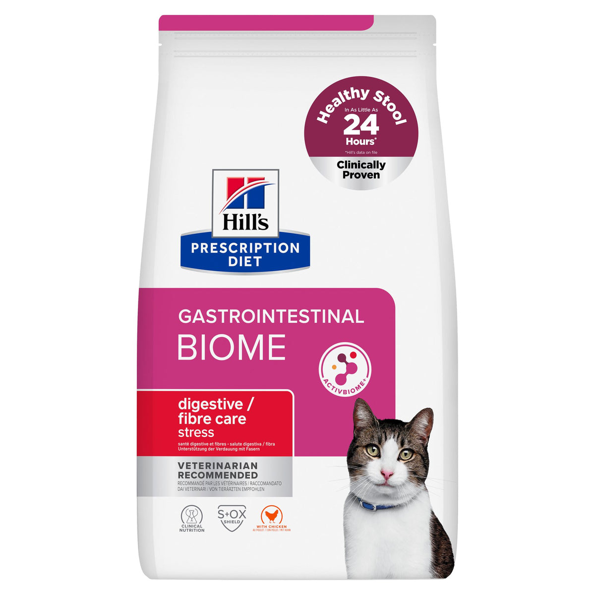Gastrointestinal Biome Stress kattfoder med kyckling Paketbild