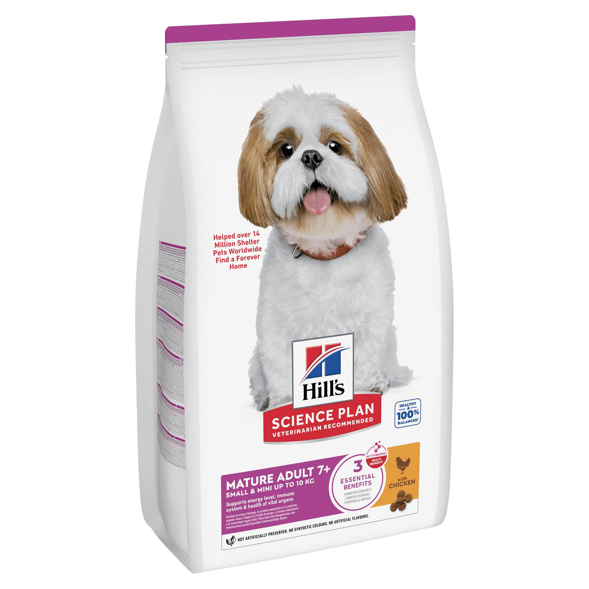 Small & Mini Mature Adult Hundfoder Paketbild