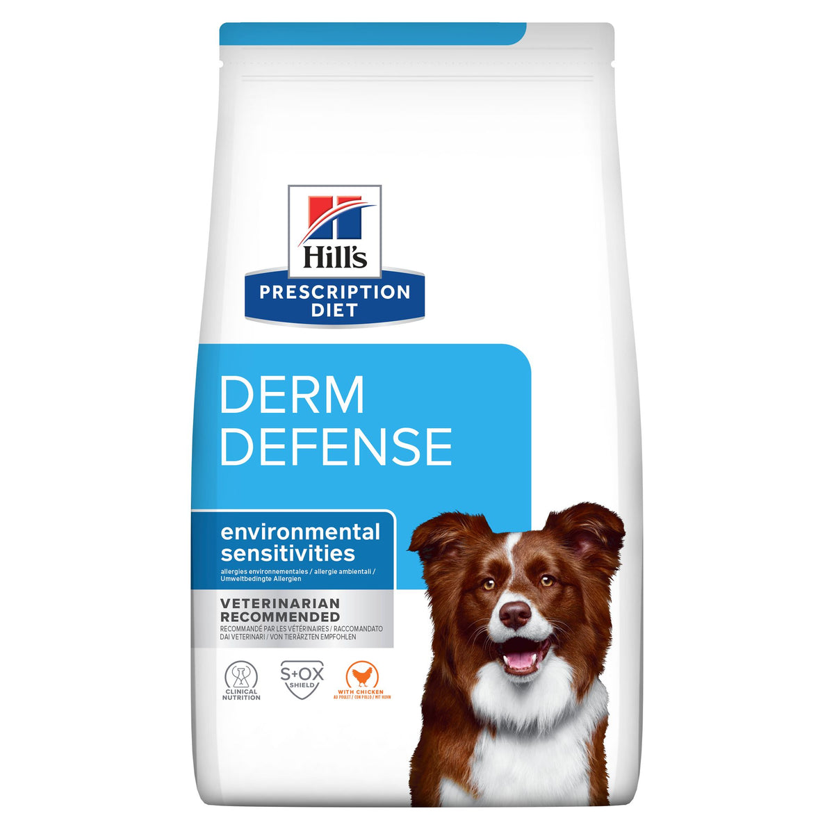 Derm Defense torrfoder till hundar Paketbild