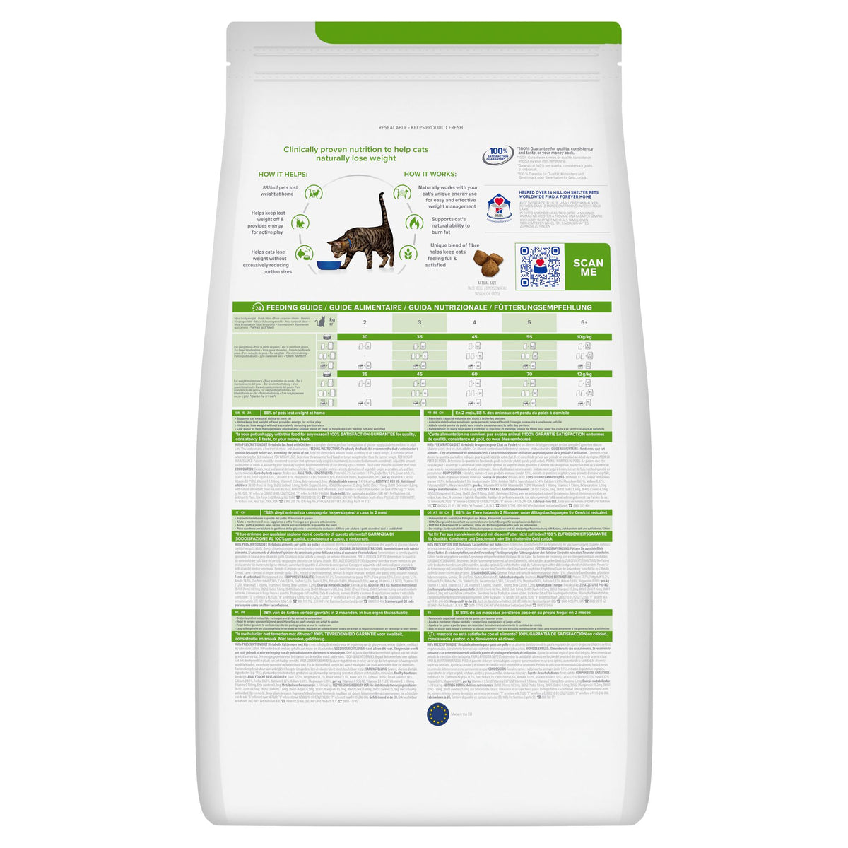 Metabolic kattfoder Paketbild