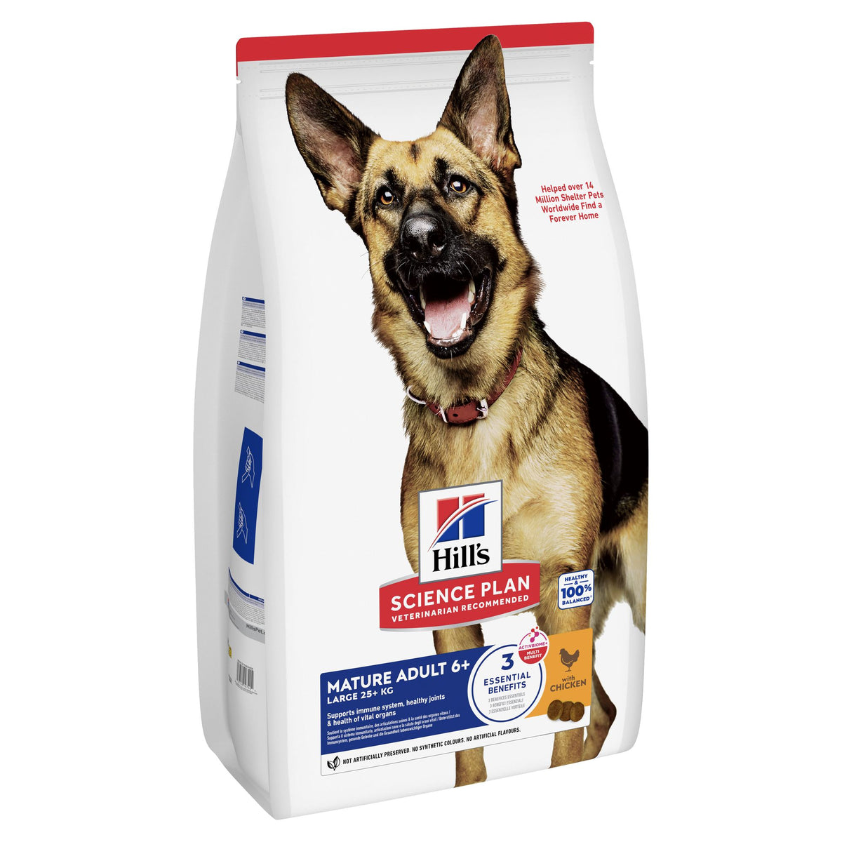 Large Breed Mature Adult Hundfoder Paketbild