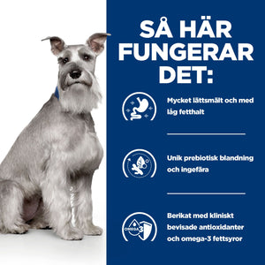 Hill's Prescription Diet i/d Low Fat Adult Hundfoder Kyckling & Grönsaker