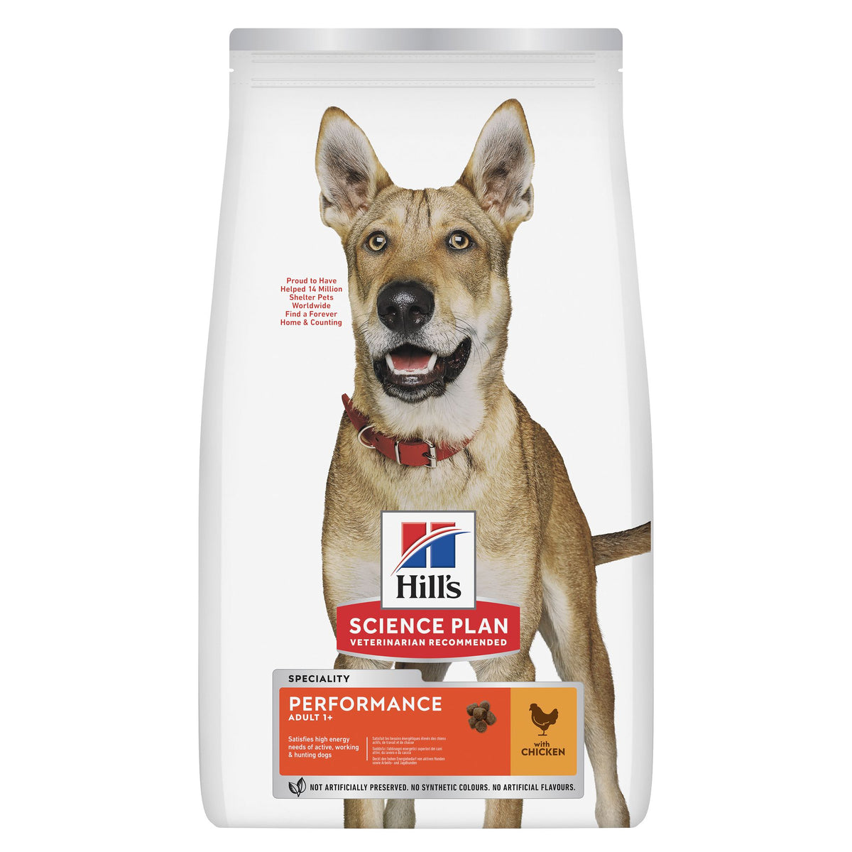 Performance Adult hundfoder med kyckling Paketbild