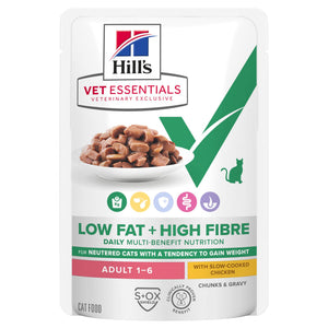 MULTI-BENEFIT + LOW FAT+HIGH FIBRE Adult våtfoder för katter Paketbild