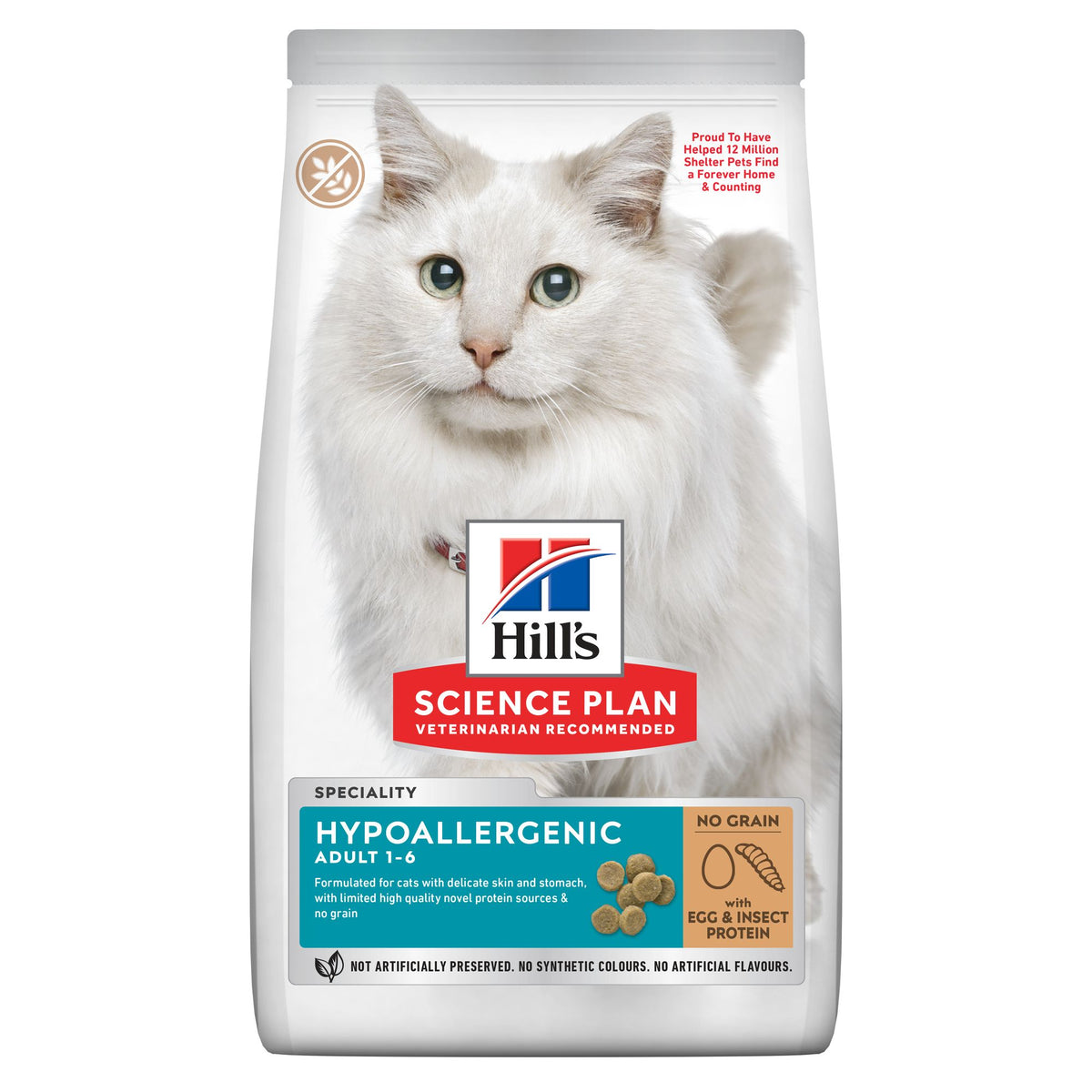 HYPOALLERGENIC TORRFODER FÖR KATTER Packshot