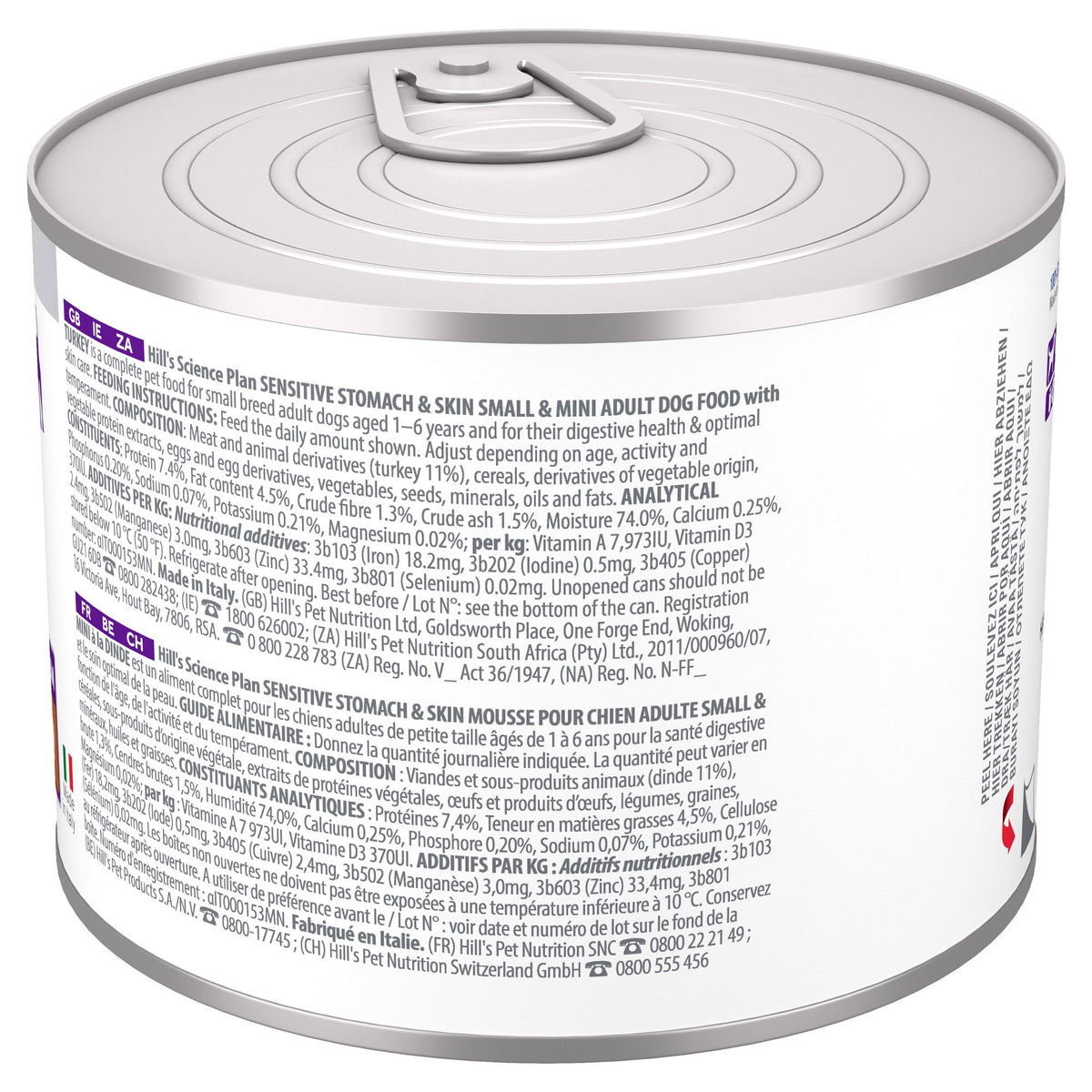 Sensitive Stomach & Skin Small & Mini Adult Hundfoder Paketbild