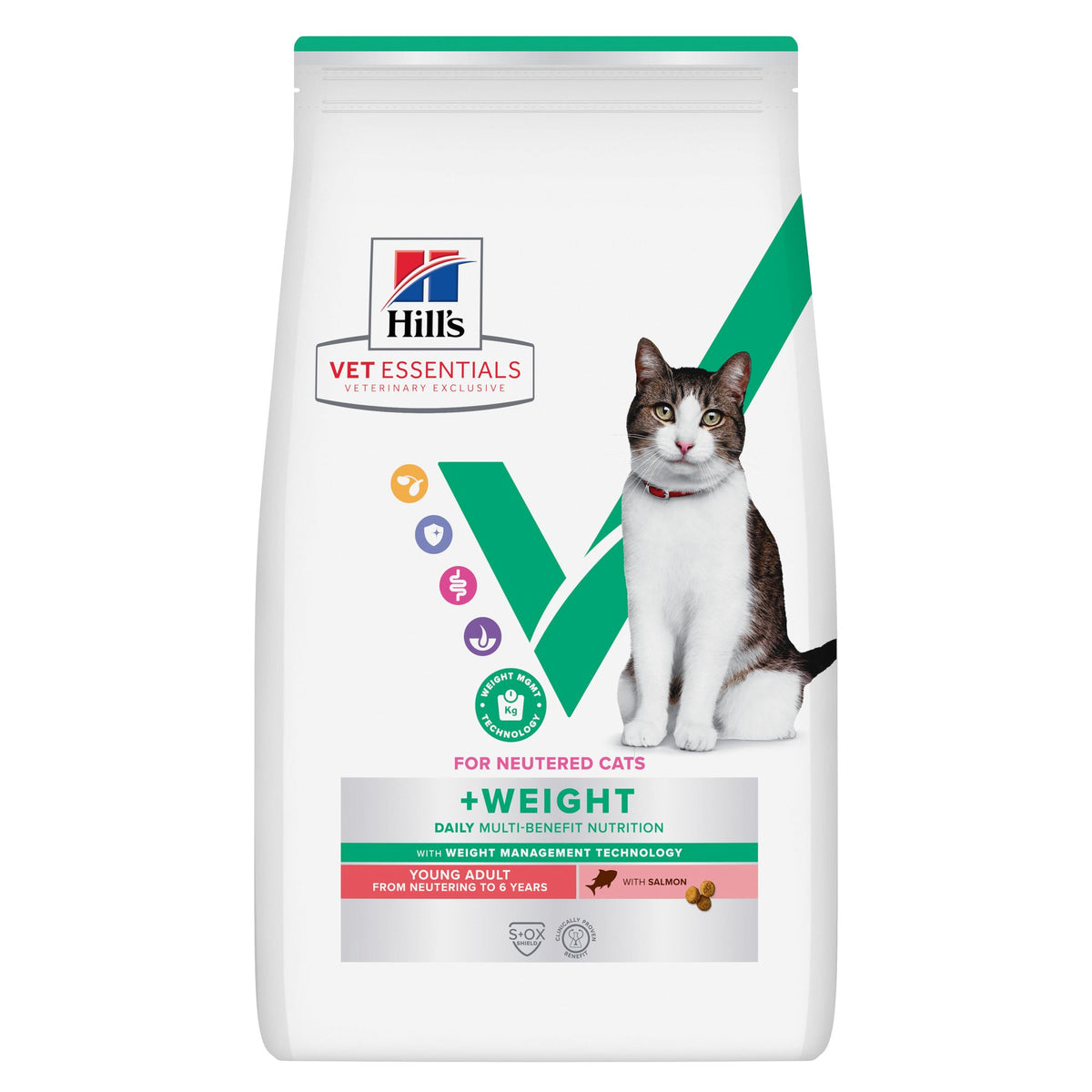  Multi-Benefit + Weight Young Adult torrfoder för katt Paketbild