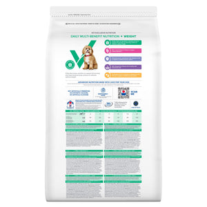 MULTI-BENEFIT + WEIGHT Adult 1+ Small & Mini torrfoder för hundar Paketbild