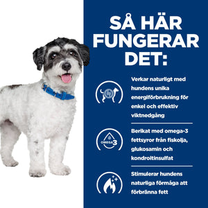 Hill's Prescription Diet Metabolic + Mobility Mini Dry hundfoder med kyckling