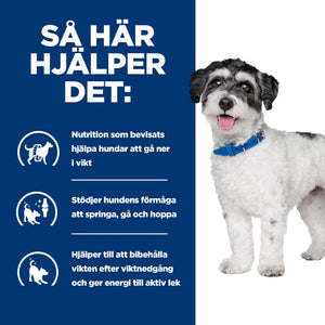 Hill's Prescription Diet Metabolic + Mobility Mini Dry hundfoder med kyckling