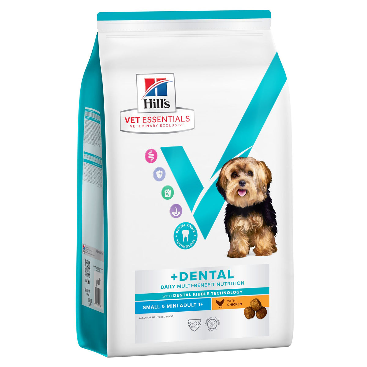 MULTI-BENEFIT + DENTAL Adult 1+ Small & Mini hundfoder Paketbild