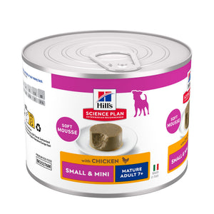 Small & Mini Mature Adult Mousse Hundfoder Paketbild