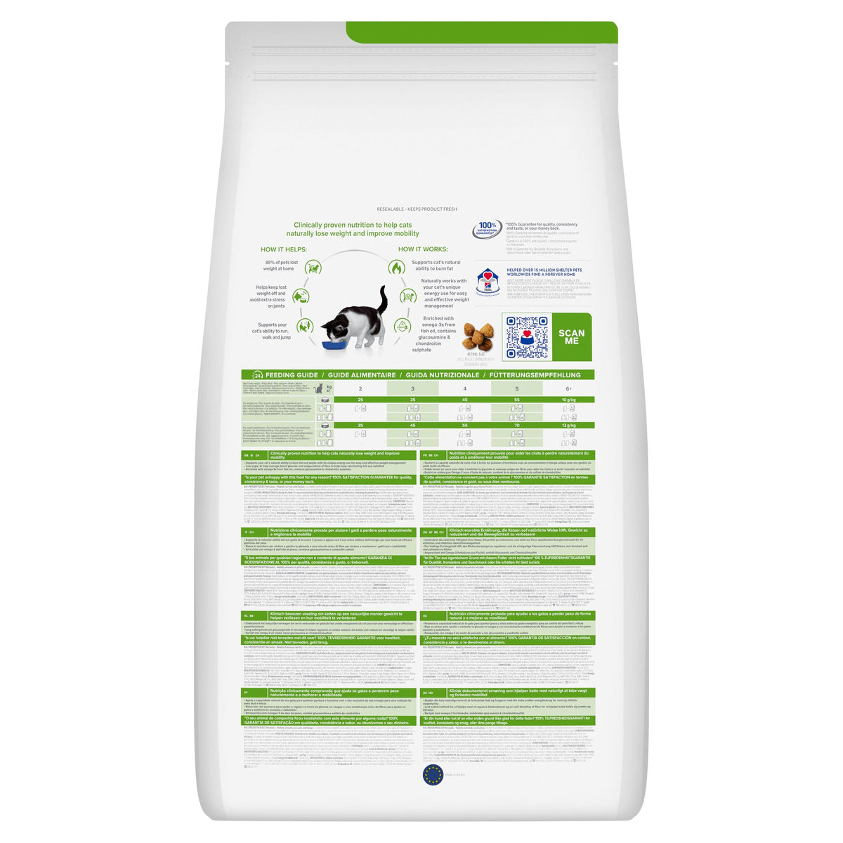Metabolic + Mobility kattfoder Paketbild