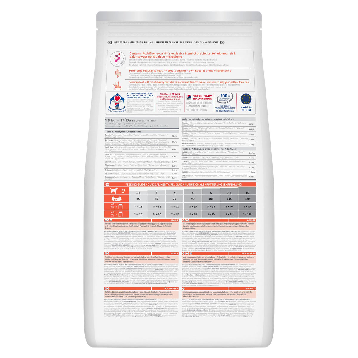 Perfect Digestion Small & Mini Adult Hundfoder Paketbild