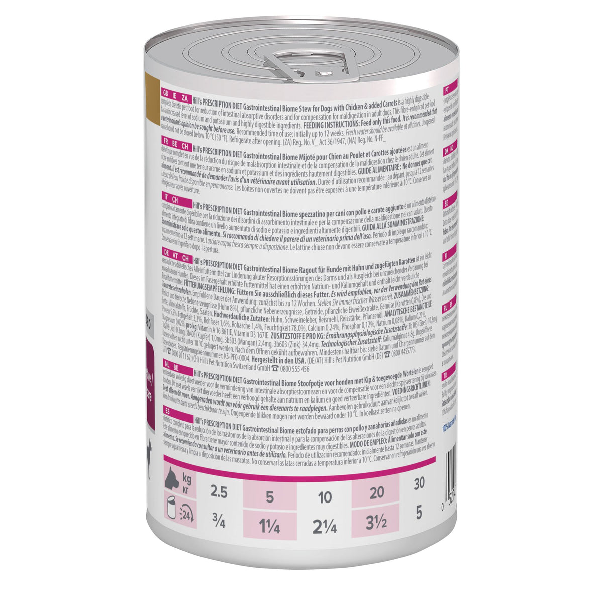 Gastrointestinal Biome Stew hundfoder Paketbild